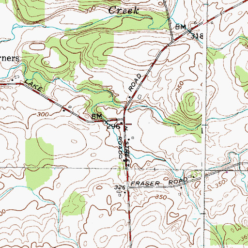 Topographic Map of School Number 13 (historical), NY