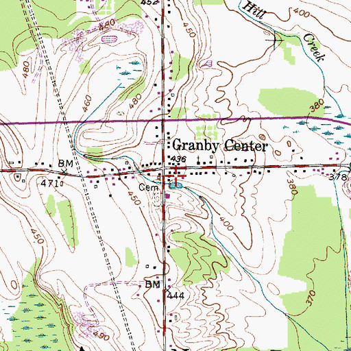 Topographic Map of School Number 7 (historical), NY