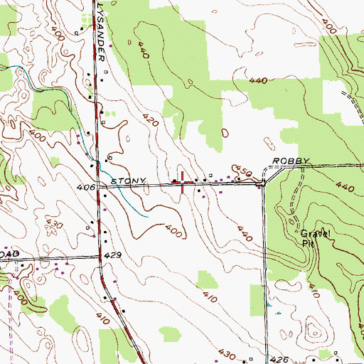Topographic Map of School Number 15 (historical), NY