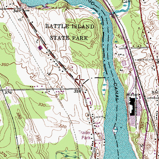 Topographic Map of School Number 17 (historical), NY