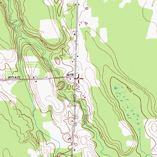 Topographic Map of Carter School (historical), NY