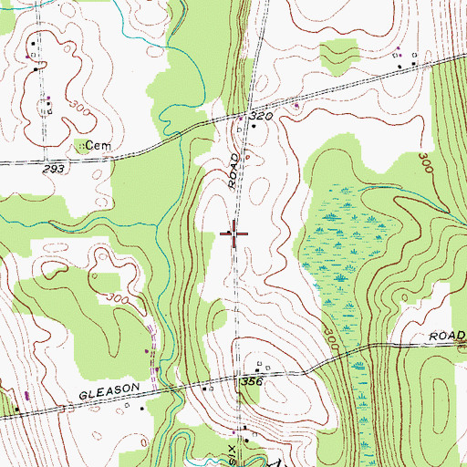 Topographic Map of School Number 1 (historical), NY