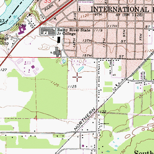 Topographic Map of Church of Jesus Christ of Latter Day Saints, MN