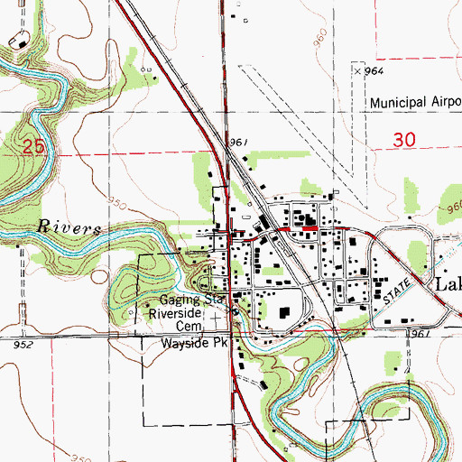 Topographic Map of Community Covenant Church, MN