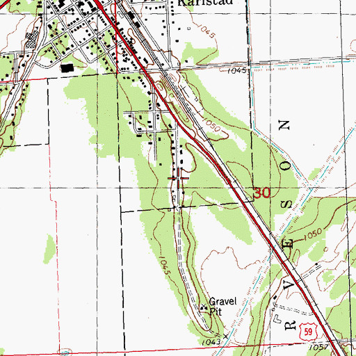 Topographic Map of Seventh Day Adventist Church, MN