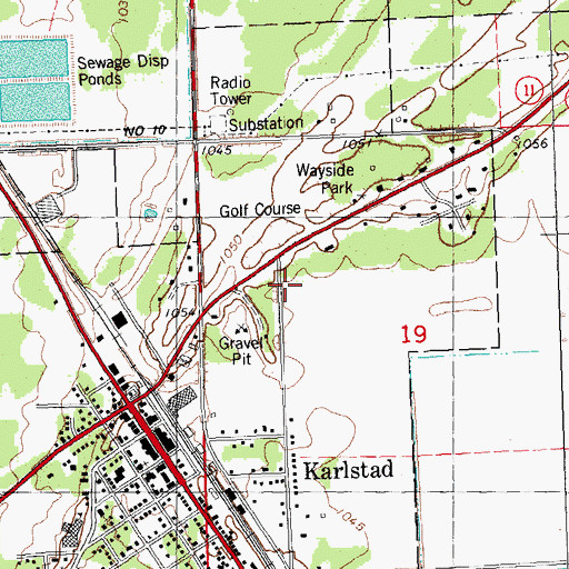 Topographic Map of Heritage Christian School, MN