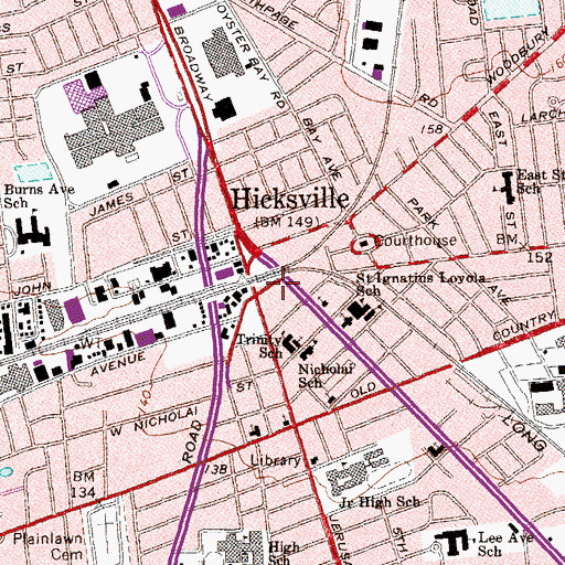 Topographic Map of Holy Spirit Christian Church, NY