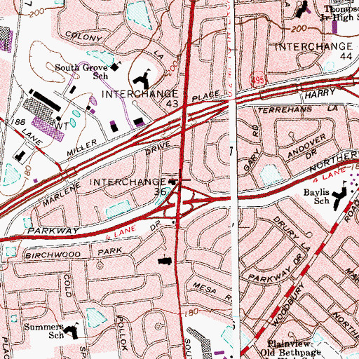 Topographic Map of East Nassau Hebrew Congregation, NY