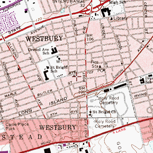 Topographic Map of Ave Maria Chapel, NY