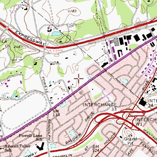 Topographic Map of Bethel United Pentecostal Church, NY
