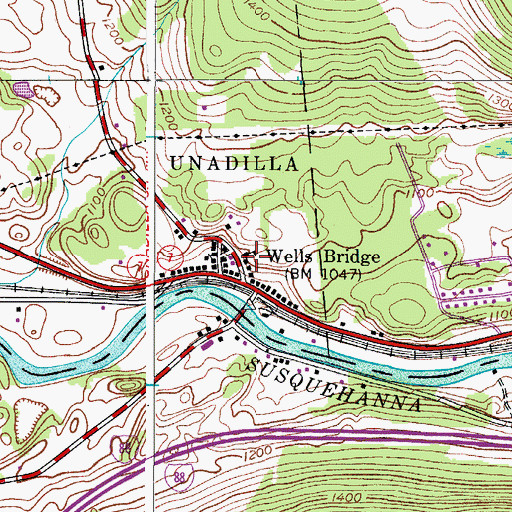 Topographic Map of School Number 6 (historical), NY
