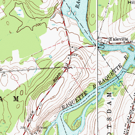 Topographic Map of School Number 3 (historical), NY