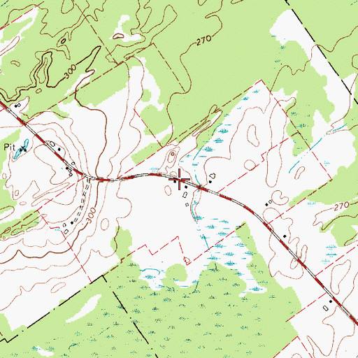 Topographic Map of School Number 5 (historical), NY