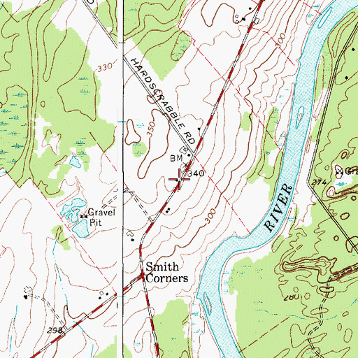 Topographic Map of School Number 6 (historical), NY