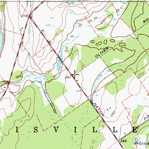 Topographic Map of School Number 9 (historical), NY
