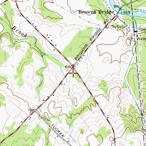 Topographic Map of School Number 1 (historical), NY