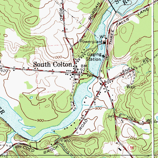 Topographic Map of School Number 2 (historical), NY