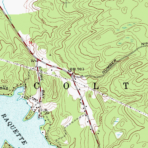 Topographic Map of School Number 6 (historical), NY