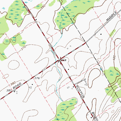 Topographic Map of School Number 3 (historical), NY