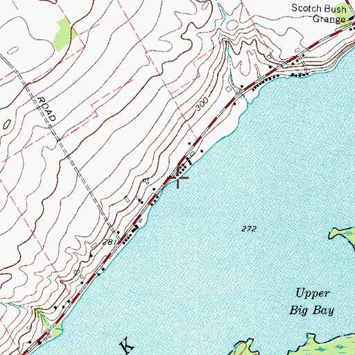 Topographic Map of School Number 7 (historical), NY