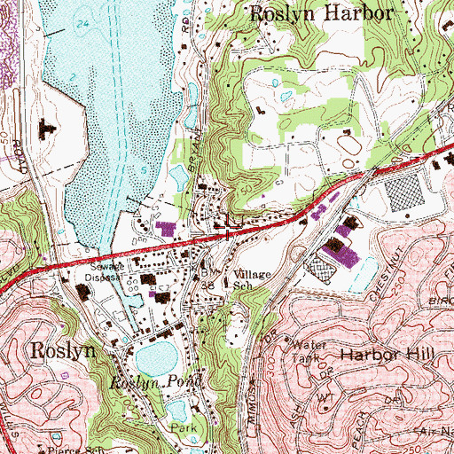 Topographic Map of Trinity Episcopal Church, NY