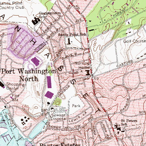 Topographic Map of Mount Pleasant Baptist Church, NY
