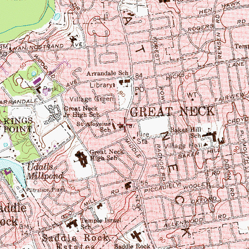 Topographic Map of Saint Alaoysius Korean Community Catholic Church, NY
