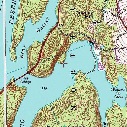 Topographic Map of Number 10 Fire Tower (historical), NY