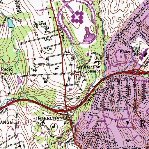 Topographic Map of Hill Acres Farm (historical), NY