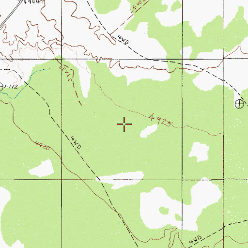 Topographic Map of Tolani Lakes, AZ