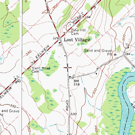 Topographic Map of School Number 15 (historical), NY