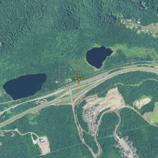 Aerial/Satellite Image of Sawmill River, CT