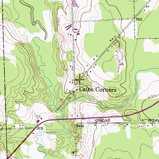Topographic Map of School Number 9 (historical), NY