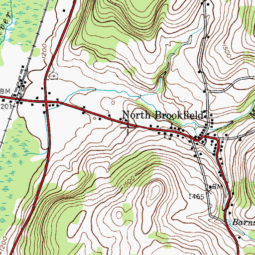 Topographic Map of Union School (historical), NY
