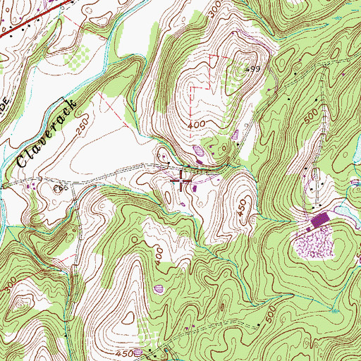 Topographic Map of Hess Pond, NY