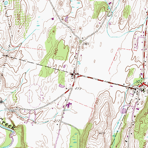 Topographic Map of School Number 12 (historical), NY