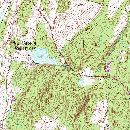 Topographic Map of School Number 5 (historical), NY