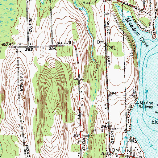 Topographic Map of School Number 7 (historical), NY