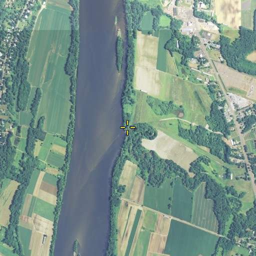 Aerial/Satellite Image of Scantic River, CT