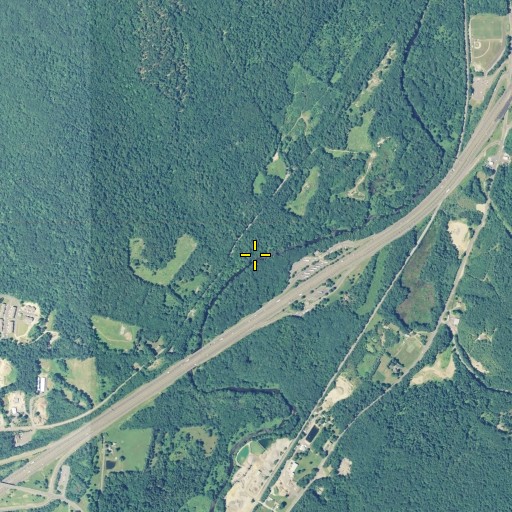 Aerial/Satellite Image of School Brook, CT