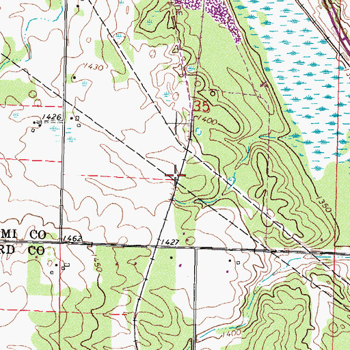 Topographic Map of Maple Ridge Golf Course, MN