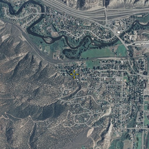 Aerial/Satellite Image of Cedar Hill Memorial Cemetery, CO