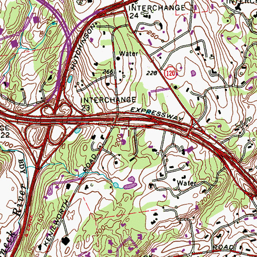 Topographic Map of Congregation Emanu-El, NY
