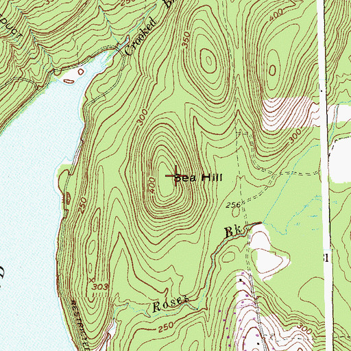 Topographic Map of Sea Hill, CT