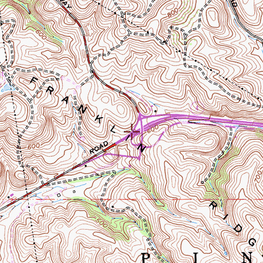 Topographic Map of Exit 5, CA