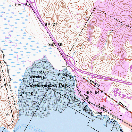 Topographic Map of Exit 3B, CA