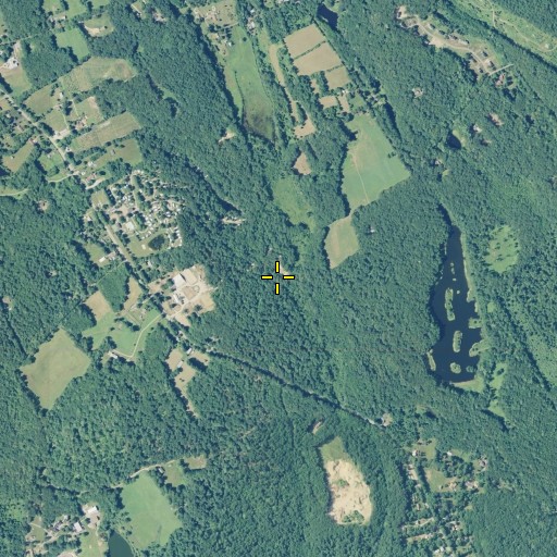 Aerial/Satellite Image of Second Cemetery, CT