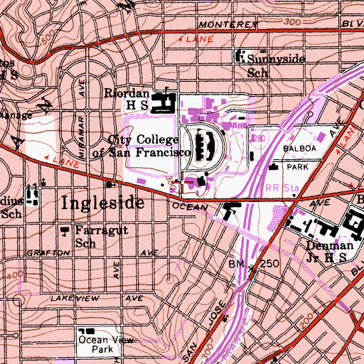 Topographic Map of Smith Hall, CA