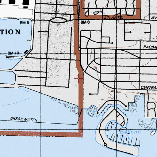 Topographic Map of Alameda Community Learning Center, CA