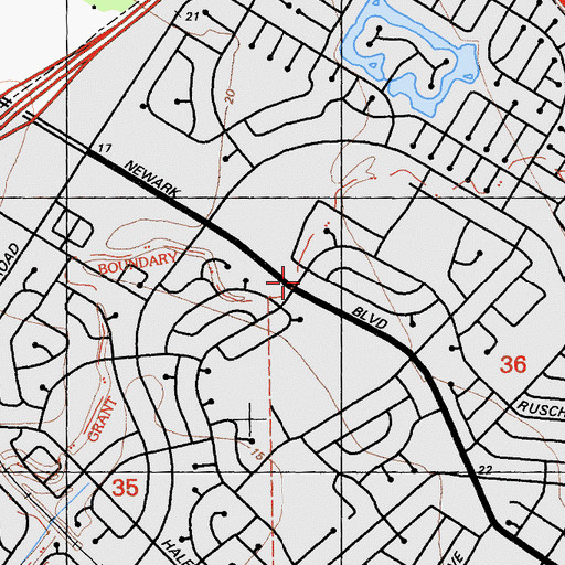 Topographic Map of Alameda County Fire Department Station 29, CA